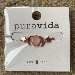 Pura Vida Rose Gold Moon Choker